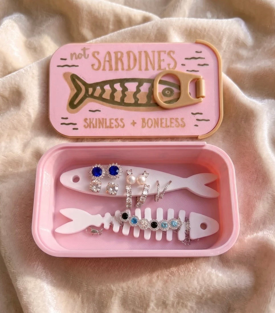 🐟 NOT SARDINES JEWELRY CASE 🎀