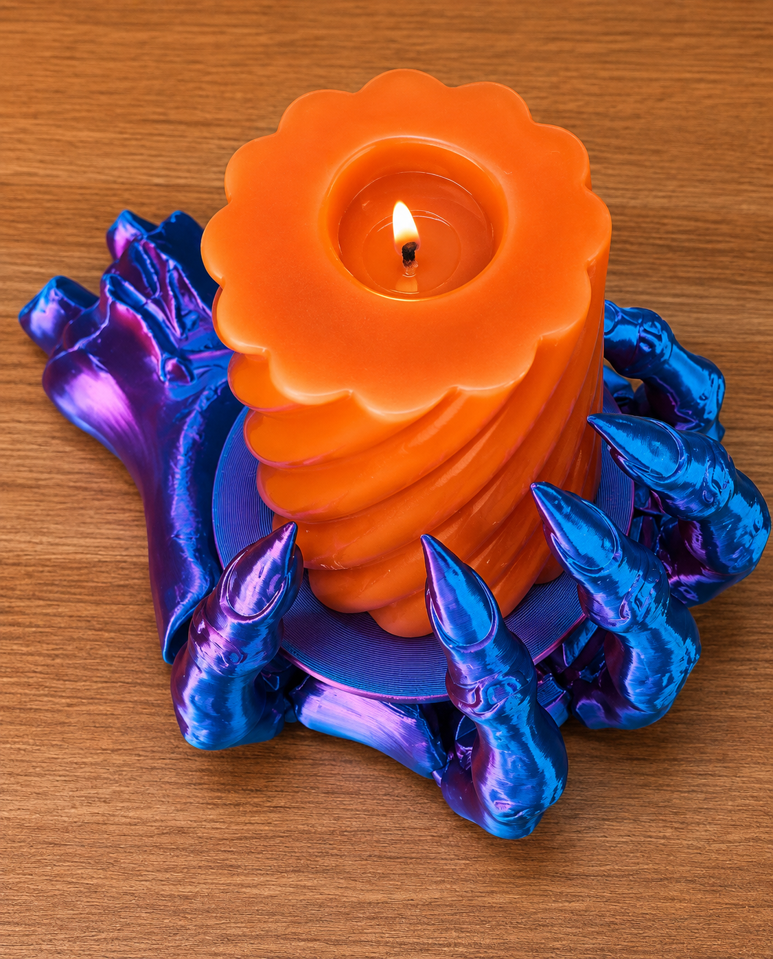 Alien Hand Cup/Candle Holder 👽☕ ( GRADIENT PURPLE )